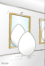 Cartoon: Spiegel-Ei (small) by wista tagged spiegelei,ei,eier,ostern,osterei,ostereier,färben,kunst,spiegelbild,bild,bilder,galerie,bildergalerie,essen,trinken,spiegel