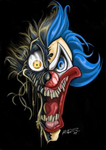 Cartoon: Clown (medium) by