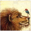 Cartoon: lion and kolibri (small) by Rainer Ehrt tagged lion,kolibri,violence,utopia,paradise,peace,vision