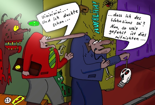 Cartoon: rü (medium) by Leichnam tagged rück,siegling