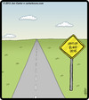 Cartoon: Bland Drive (small) by cartertoons tagged driving,signs,bland,scenery,boredom