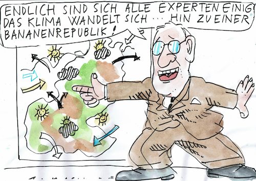 Cartoon: Bananenrepublik (medium) by Jan Tomaschoff tagged klima,politik,wärme,klima,politik,wärme