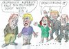 Cartoon: Aufbruch (small) by Jan Tomaschoff tagged wahlen,versprechungen,phrasen