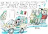 Cartoon: Elektroauto (small) by Jan Tomaschoff tagged elektroauto,post