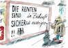 Cartoon: Rente (small) by Jan Tomaschoff tagged rente,demografie