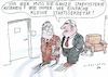 Cartoon: Staatssekretär (small) by Jan Tomaschoff tagged sparen,haushalt,politiker,bürokratie