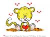 Cartoon: Mascot Lovecrazy Leo Jr. (small) by FeliXfromAC tagged leo,love,tiere,tier,animal,stockart,lovecrazy,character,design,handy,wallpaper,animal,tier,leopard,gitarre,gesang,comic,comix,cartoon,felix,alias,reinhard,horst,