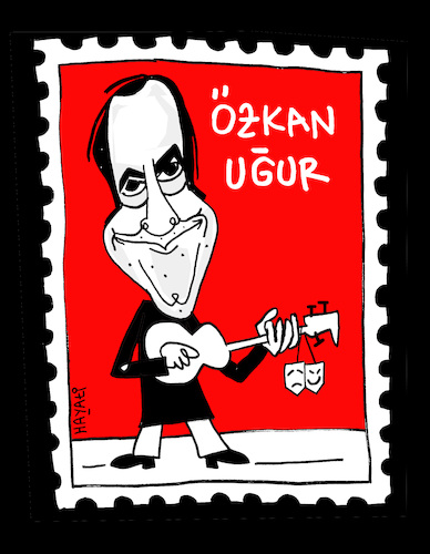 Cartoon: Ozkan Ugur (medium) by Hayati tagged oezkan,ugur,istanbul,cartoon,hayati,boyacioglu,berlin,oezkan,ugur,istanbul,cartoon,hayati,boyacioglu,berlin