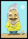 Cartoon: Hidir Ali Bingöl 1956-2011 (small) by Hayati tagged hidir,ali,bingöl,dichter,schriftsteller,varto,berlin,yalova