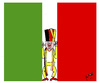Cartoon: Tschland (small) by Hayati tagged fusball,wm,europa,warschau,italien,deutschland,halbfinale,polen,ball,löw,oezil,hayati,boyacioglu