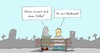 Cartoon: Stille (small) by Marcus Gottfried tagged wahlkampf,2017,cdu,merkel,spd,schulz,interesse,heiß,phase,kampf,auseinandersetzung,träge,müde,schlapp,friedhof,stille,freude,marcus,gottfried,cartoon,karikatur