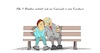 Cartoon: Verliebt (small) by Marcus Gottfried tagged bundestagswahl,merkel,martin,schulz,tv,duell,parship,partnersuche,liebe,freude,marcus,gottfried,cartoon,karikatur