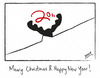 Cartoon: Merry Christmas Happy New Year (small) by Davor tagged mouse,hole,wall,room,floor,maus,loch,wand,boden,elch,elk,2011