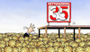 Cartoon: 35er-Rettungsring (small) by Harm Bengen tagged rettungsring,35,corona,inzidenzen,flut,viren,harm,bengen,cartoon,karikatur