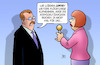 Cartoon: Atemschutz-Argument (small) by Harm Bengen tagged atemschutzmasken,mundschutz,coronavirus,argument,fluechtlinge,idlib,syrien,griechenland,tuerkei,interview,harm,bengen,cartoon,karikatur