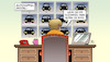 Cartoon: Autogipfel digital (small) by Harm Bengen tagged autogipfel,digital,videokonferenz,monitore,kfz,autos,hupen,merkel,corona,harm,bengen,cartoon,karikatur