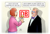 Cartoon: Bahn-GdL-Einigung (small) by Harm Bengen tagged bahn,einigung,gdl,gewerkschaft,lokomotivführer,tarifverhandlungen,schnee,zugausfälle,streiks,interview,harm,bengen,cartoon,karikatur