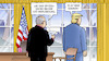 Cartoon: CO2-Reduzierung USA (small) by Harm Bengen tagged spitzenreiter,co2,reduzierung,usa,trump,klimaschutz,klimaerwärmung,schande,oval,office,harm,bengen,cartoon,karikatur