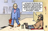 Cartoon: Erbschaftssteuer-Streit (small) by Harm Bengen tagged kollegen,erbschaftssteuer,erben,reichtum,armut,bettler,reform,harm,bengen,cartoon,karikatur