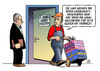 Cartoon: Geschenkverpackung (small) by Harm Bengen tagged geschenkverpackung,geschenk,verpackung,paket,merkel,bundeskanzlerin,wahl,wahlgeschenke,2013,cdu,csu,fdp,koalition,steuer,steuererleichterungen,steuerentlastungen,betreuungsgeld,weihnachten,einkauf,verpacken,packung