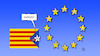 Cartoon: Katalonien in Brüssel (small) by Harm Bengen tagged flucht,reise,geflohen,spanien,puigdemont,belgien,katalonien,unabhängigkeit,europa,sterne,harm,bengen,cartoon,karikatur