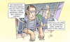 Cartoon: Knast-Lohn (small) by Harm Bengen tagged bverfg,bundesverfassungsgericht,starvollzug,gefangene,gefängnis,knast,bezahlung,löhne,lohn,harm,bengen,cartoon,karikatur
