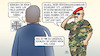 Cartoon: Leo-Zählung (small) by Harm Bengen tagged leo,zählung,pistorius,verteidigungsminister,bundeswehr,soldat,leopard,panzer,krieg,ukraine,russland,harm,bengen,cartoon,karikatur
