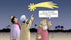Cartoon: Omikron-Komet (small) by Harm Bengen tagged omikron,komet,zu,hause,heilige,drei,könige,weihnachten,corona,harm,bengen,cartoon,karikatur