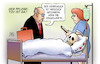 Cartoon: Pflege-TÜV (small) by Harm Bengen tagged pflege,tüv,verbrauch,abgaswerte,krankenhaus,krankenschwester,skelett,tod,harm,bengen,cartoon,karikatur