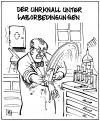 Cartoon: Urknall unter Laborbedingungen (small) by Harm Bengen tagged urknall,labor,physik,big,bang