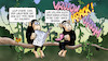Cartoon: Waldtiere (small) by Harm Bengen tagged wwf,studie,zahl,waldtiere,halbiert,umzug,stadt,schimpansen,affen,umweltschutz,umweltzerstörung,urwald,harm,bengen,cartoon,karikatur