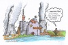 Cartoon: Atomgefahr (small) by mandzel tagged atomkraft,belgien,atomsicherheit,meiler,gefahr,strahlung