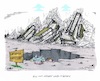 Cartoon: Berge und Tiefen (small) by mandzel tagged eu,gipfel,auseinanderdriften,problemberge,polen,tusk,uneinigkeit