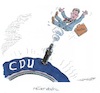 Cartoon: Das Maß ist voll ! (small) by mandzel tagged maaßen,cdu,partei,politik,deutschland,rausschmiss