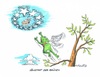Cartoon: Grün in Aufbruchstimmung (small) by mandzel tagged grüne,umweltschutz,verbraucherschutz,eu,wahl