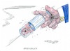 Cartoon: Impf-Druck (small) by mandzel tagged impfungen,impfgegner,corona,spahn,deutschland,verschwörungstheorien