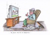 Cartoon: Nur noch eine Blickrichtung (small) by mandzel tagged em,deutschland,fußball,michel,fernsehen
