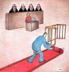 Cartoon: judgement (small) by cemkoc tagged law cartoons hukuk karikatürleri cem ko