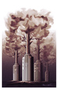 Cartoon: Industrial Tree !... (small) by ismail dogan tagged tree
