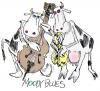 Cartoon: cows (small) by barbeefish tagged music,