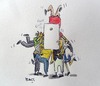 Cartoon: selfie III (small) by el Becs tagged becs