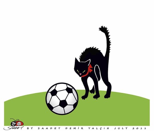Cartoon: Turkish football thrown game... (medium) by saadet demir yalcin tagged football,sdy,saadet