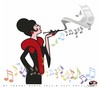Cartoon: Bitter Melody (small) by saadet demir yalcin tagged saadet,sdy
