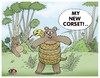 Cartoon: Corset... (small) by saadet demir yalcin tagged saadet,syalcin,sdy,turkey,humormagazine,cartoon