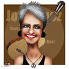 Cartoon: JOAN BAEZ (small) by saadet demir yalcin tagged syalcin