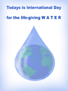 Cartoon: WATER DAY (small) by T-BOY tagged water day