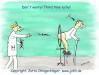 Cartoon: Third time lucky (small) by Johli tagged gesundheit medizin arzt patient dart spritze injektion 