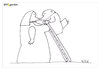 Cartoon: KUSS (small) by Oliver Kock tagged kuss,küssen,liebe,mann,frau,cartoon,nick,blitzgarden