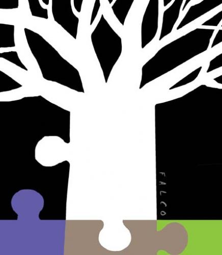Cartoon: tree integration (medium) by alexfalcocartoons tagged tree,integration