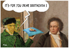 Cartoon: It is for you dear Beethoven (small) by Ridha Ridha tagged it,is,for,you,dear,beethoven,cartoon,by,ridha